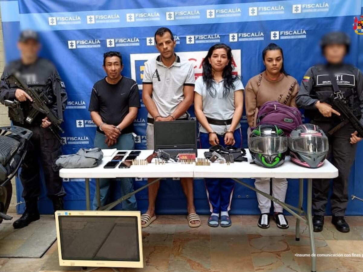 Los cuatro implicados en el crimen- foto Fiscalía