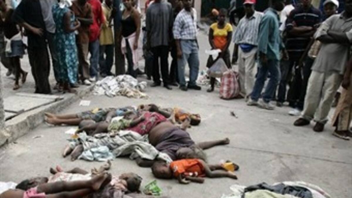 Cruz Roja haitiana dice que hay entre 45 mil y 50 mil muertos