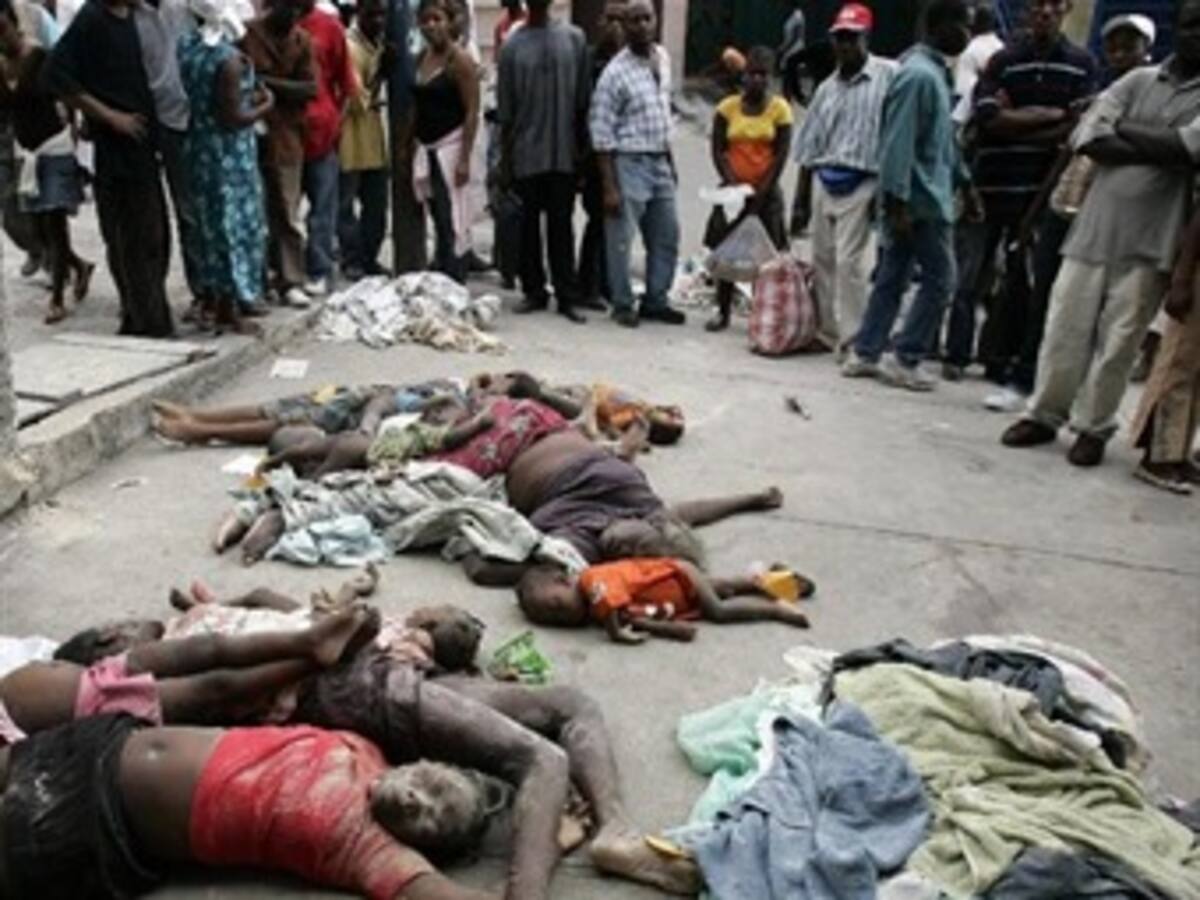 Cruz Roja haitiana dice que hay entre 45 mil y 50 mil muertos