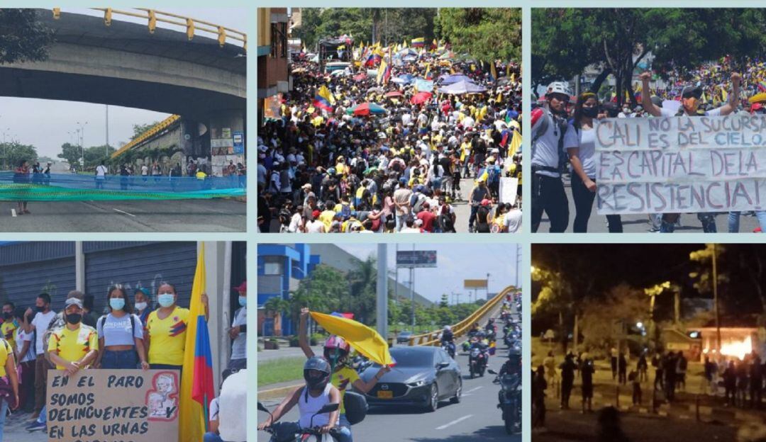 El paro en Cali se iniió el pasado 28 de abril.