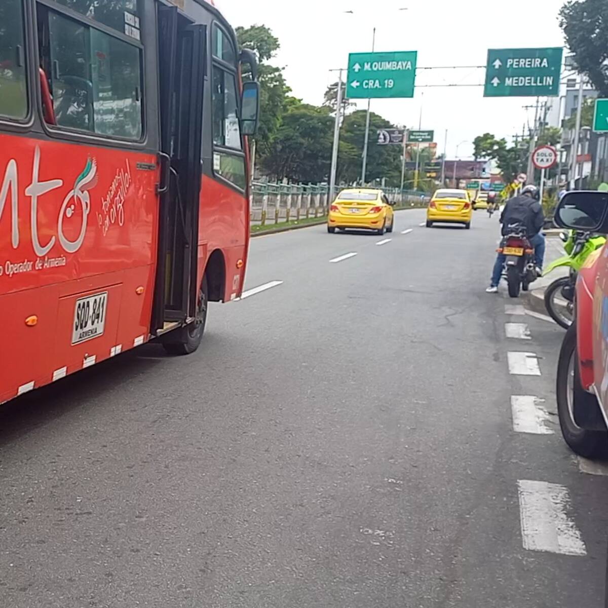 Listos los incrementos en el pasaje de bus urbano y carrera mínima de taxis, Armenia