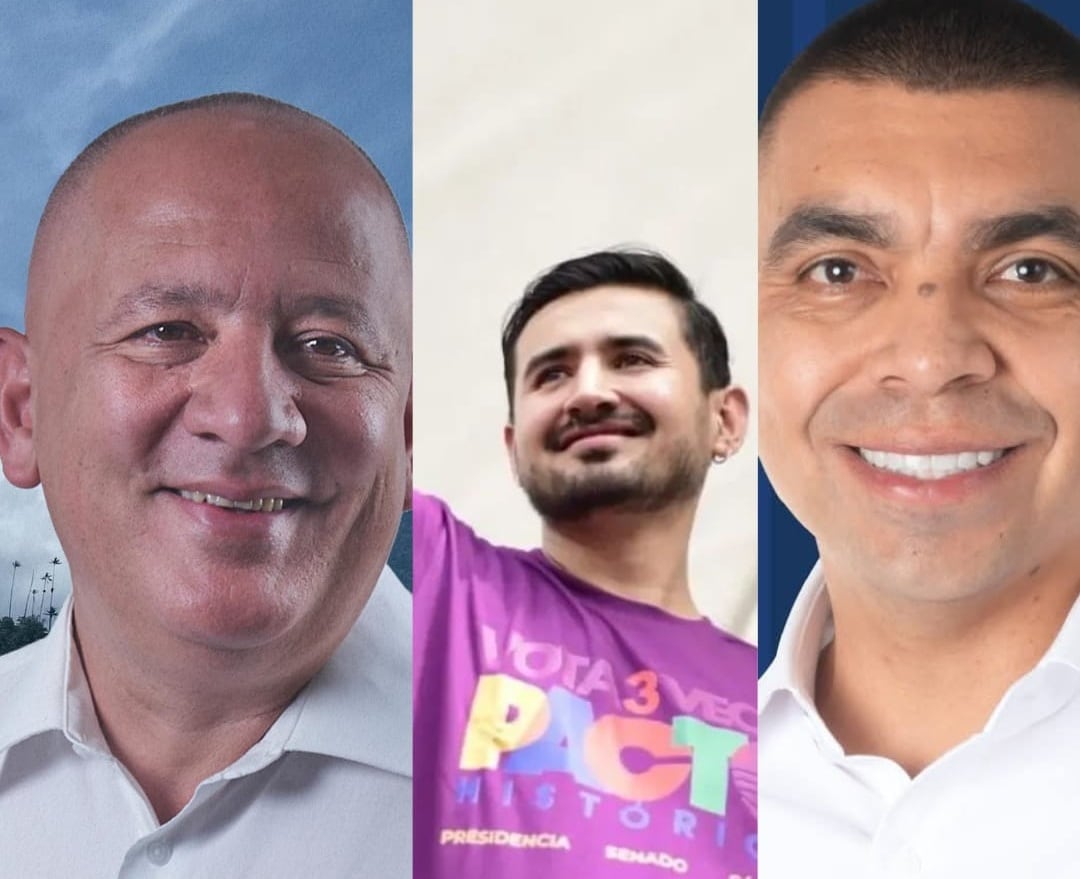 Los tres representantes a la cámara por el Quindío. Foto Cortesia Facebook