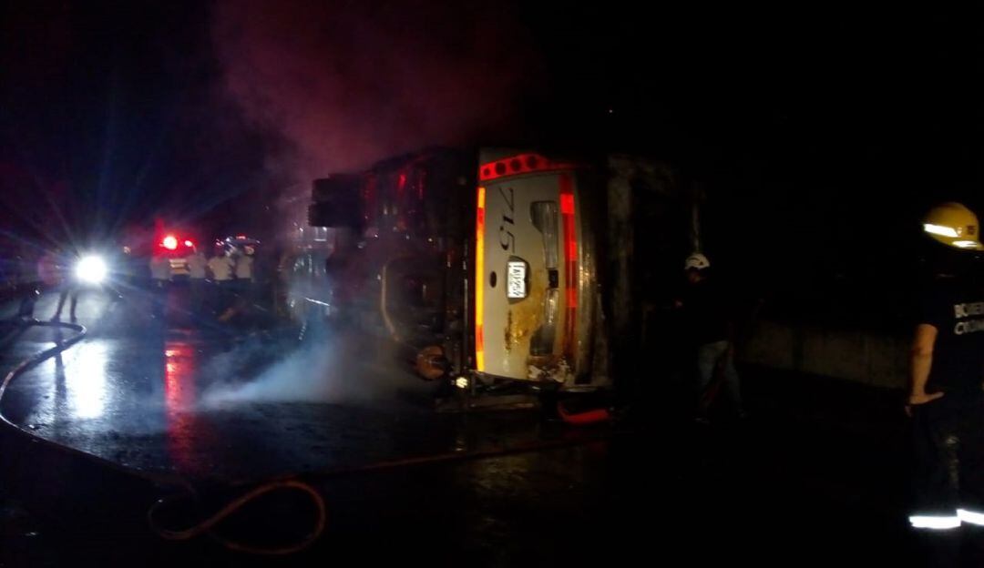 Accidente de tránsito en la variante de Ibagué