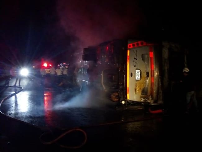 Accidente de tránsito en la variante de Ibagué