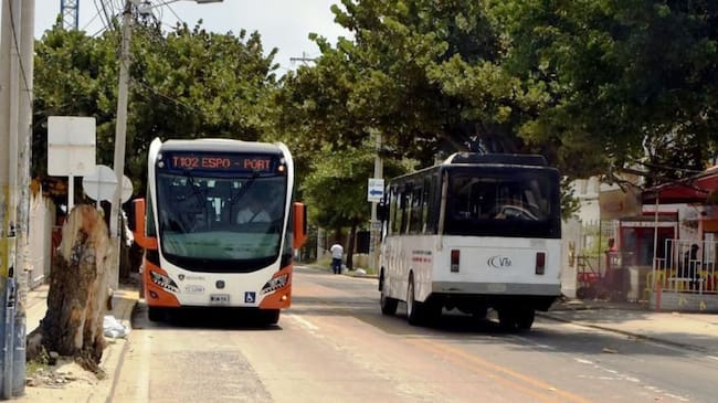 Debido al cierre de un carril de la Avenida Santander entre 6:00 a.m. y 11:00 a.m., a causa del Gran Fondo Cartagena