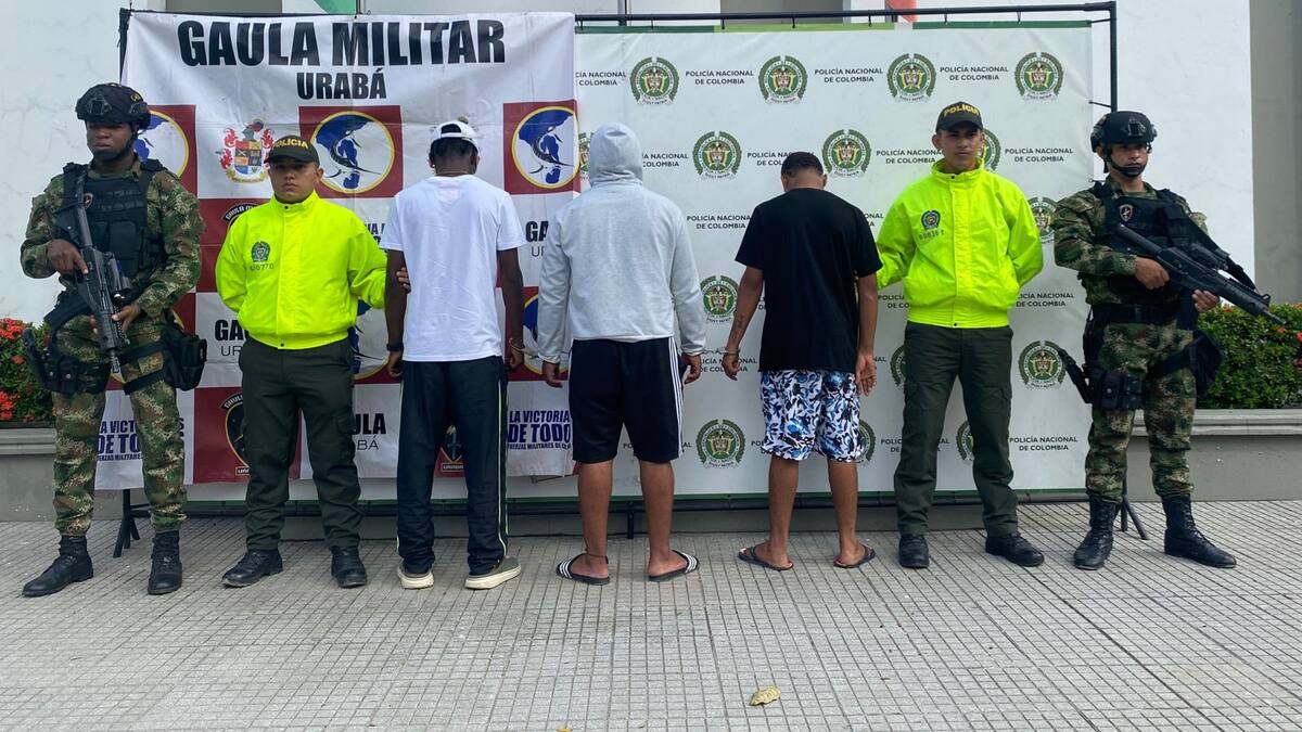 En Apartadó cayeron ‘Los Zombis’ una banda que había hurtado más $95 millones