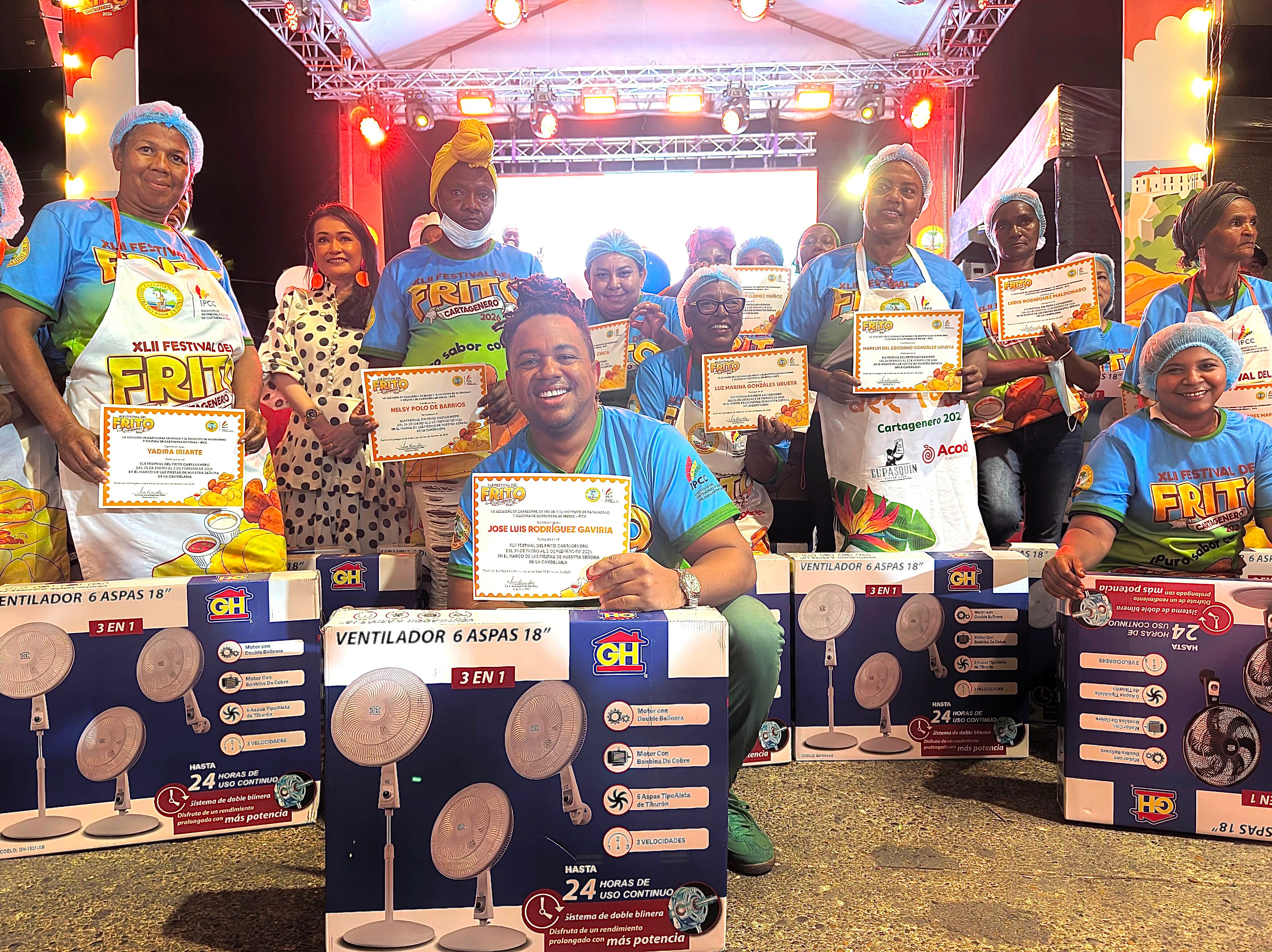 El Gigante del Hogar entregó más de 20 millones en premios a las matronas del Festival del Frito