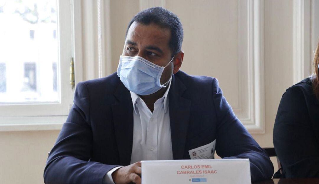 Carlos Cabrales se reunión en la Casa de Nariño con Ana María Palau