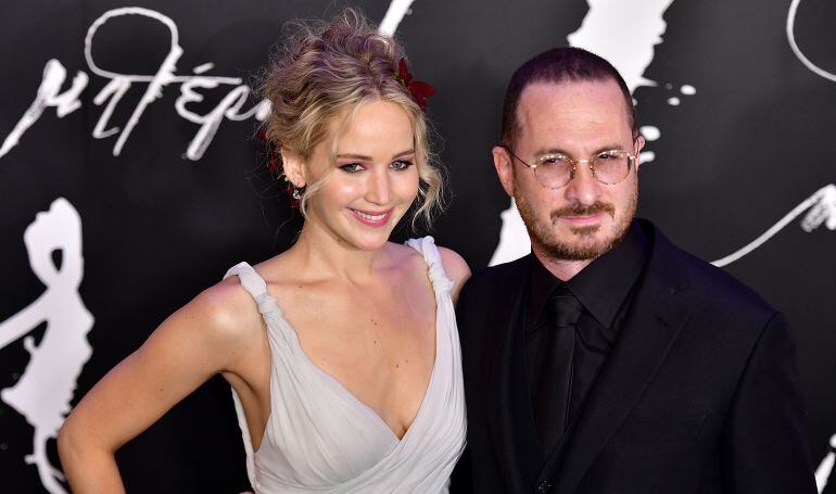 Jennifer Lawrence y Darren Aronofsky