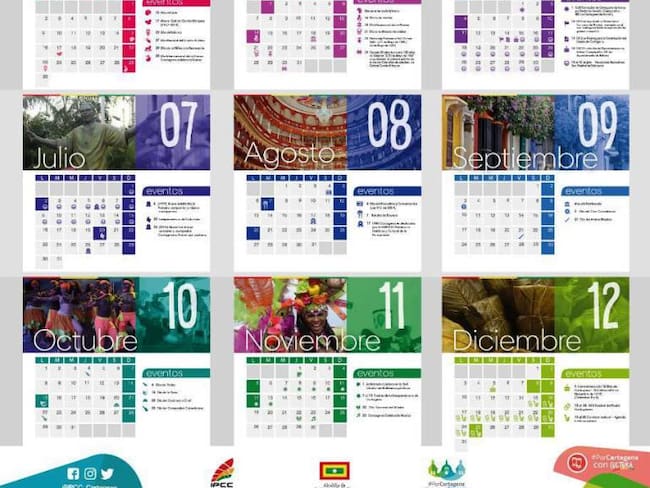 Dan a conocer el Calendario Cultural del distrito de Cartagena para el 2018