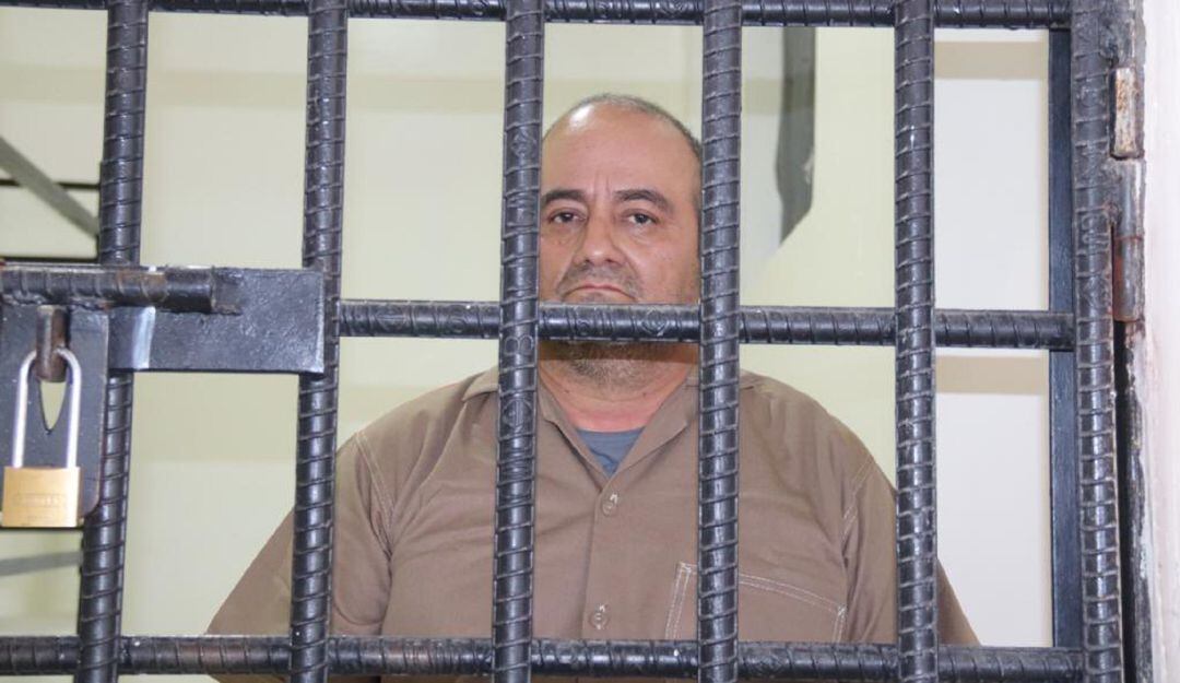 Dairo Antonio Úsuga David, alias ‘Otoniel’, custodiado en la cárcel. 