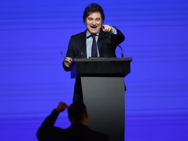 El presidente de Argentina, Javier Milei, habla durante la Conferencia Política de Acción Conservadora (CPAC)
EFE/ Juan Ignacio Roncoroni