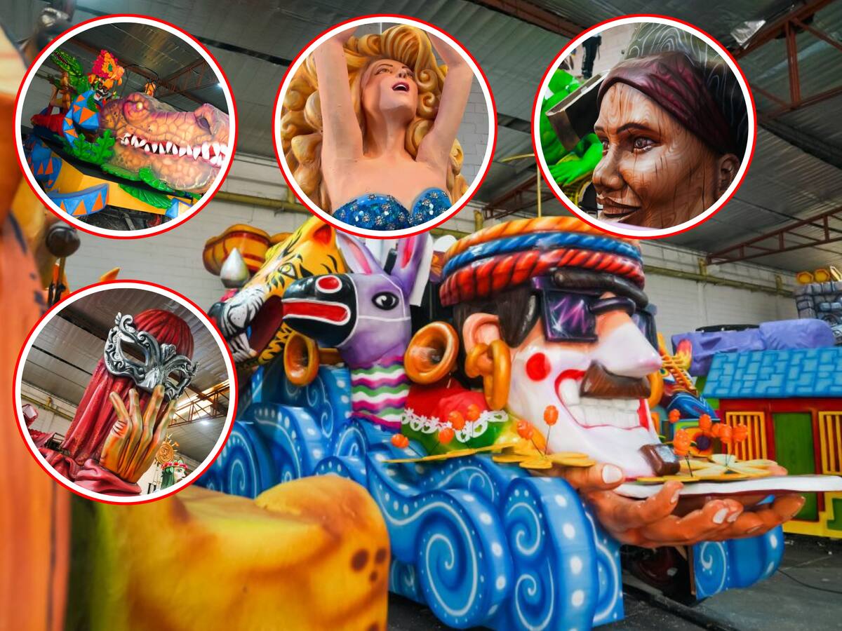 Conozca las carrozas que desfilarán en el Carnaval de Barranquilla: hay una en homenaje a Shakira