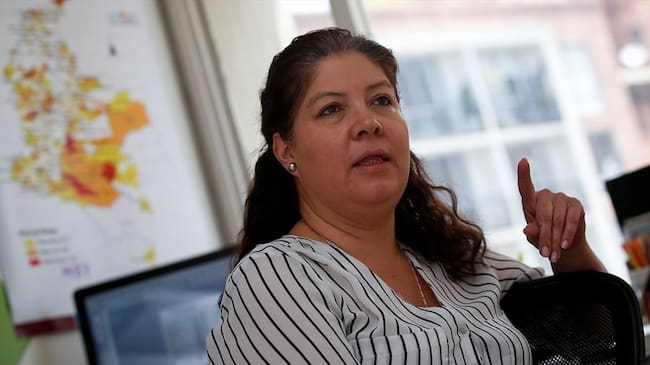 Alejandra Barrios, directora de la MOE. Foto: Colprensa