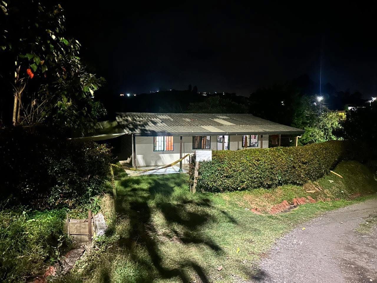 Casa en la que encontraron sin vida a pareja de esposos en Rionegro - Foto cortesía