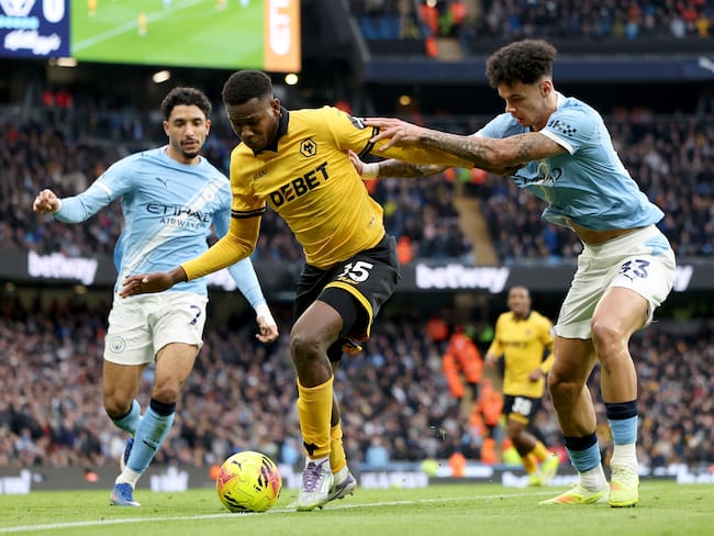 Tabla de posiciones Premier League: Manchester City vence al Wolves de Jhon Arias y Yerson Mosquera. (Photo by Brett Patzke - WWFC/Wolves via Getty Images)