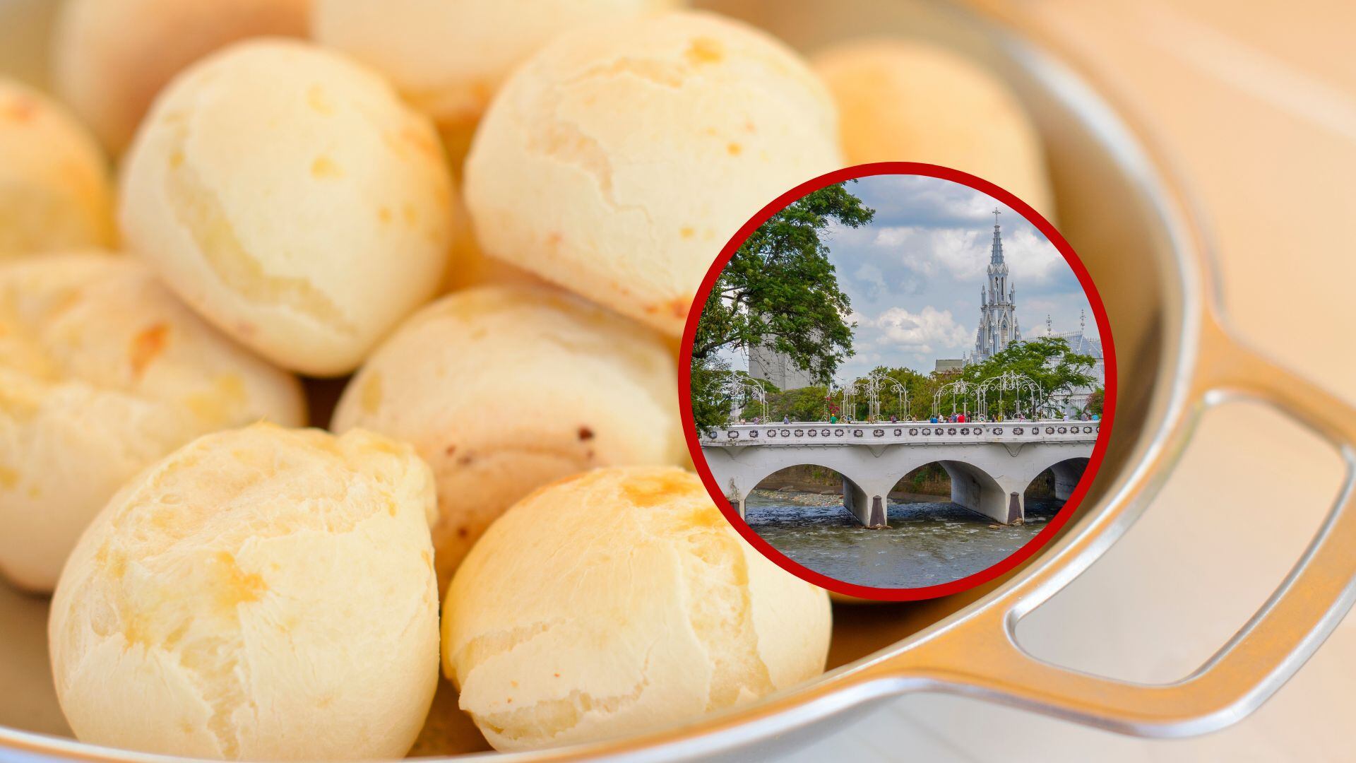 Pandebono colombiano y Cali (Valle del Cauca). Fotos: Getty Images.