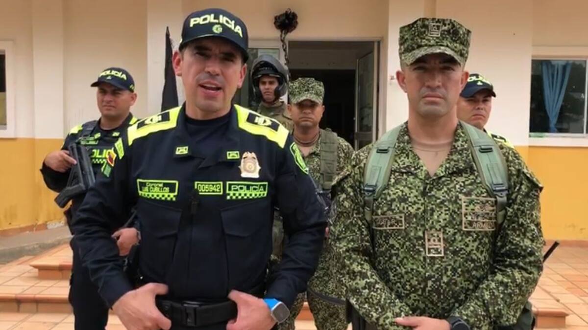 l coronel, Luis Alejandro Cubillos Cancelado Comandante Departamento de Policía Magdalena Medio