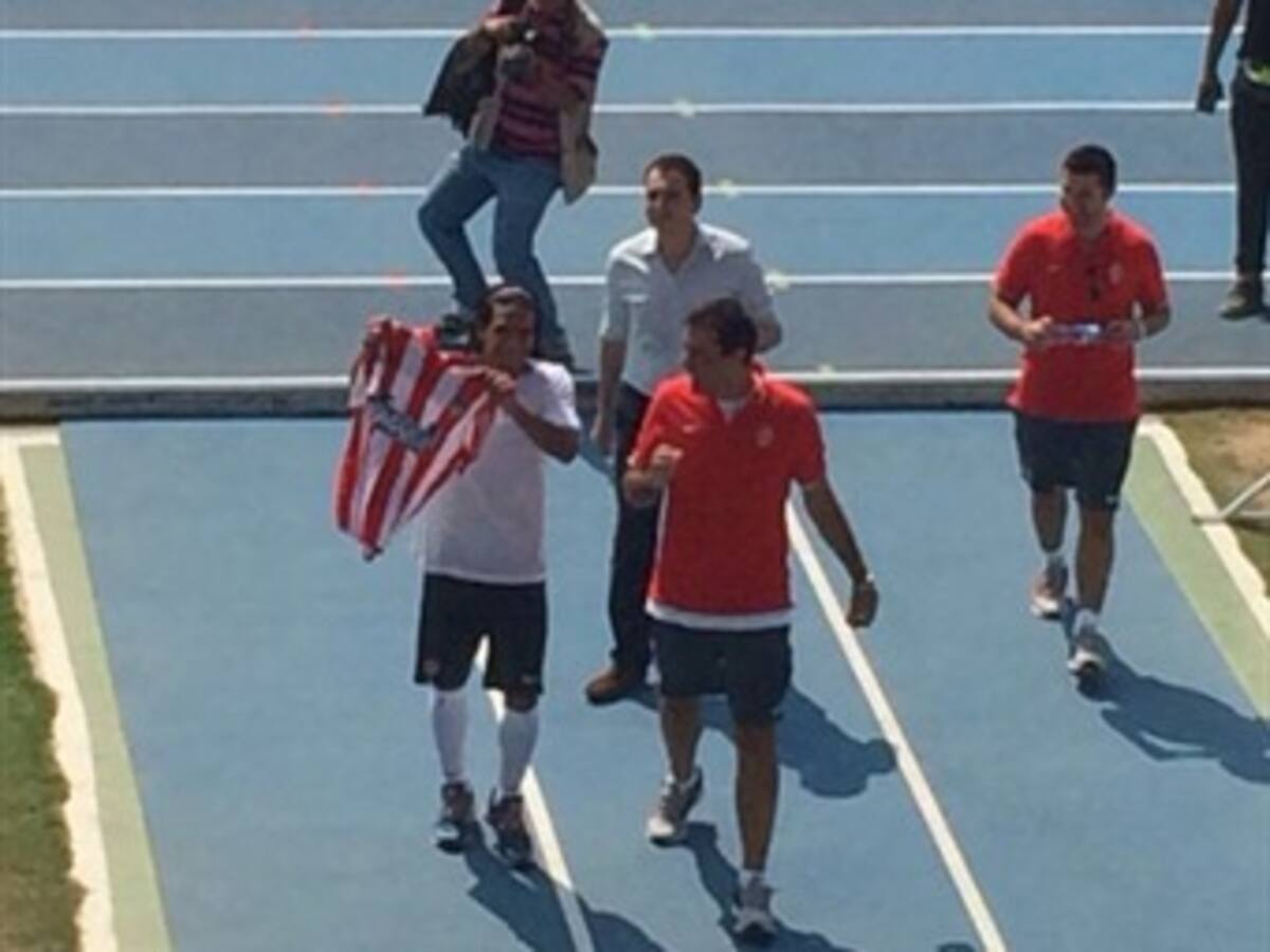 AS Mónaco, con Falcao, ya entrena en Barranquilla