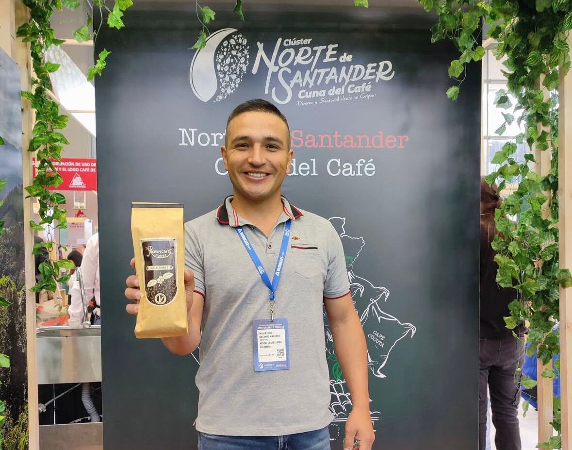Willintong Navarro, cafetero de Ocaña. / Foto: Tomada de Provincias Coffee en IG.