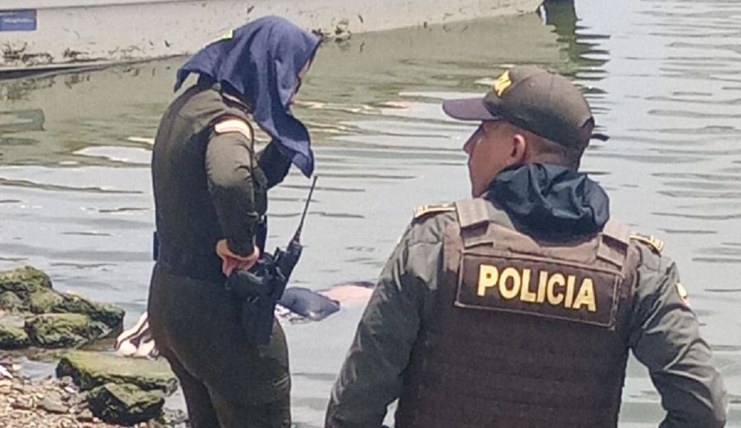 Cadáver hallado en una laguna