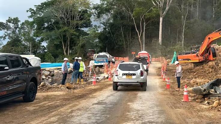 Comerciantes piden el arreglo de la vía Bucaramanga - Barrancabermeja