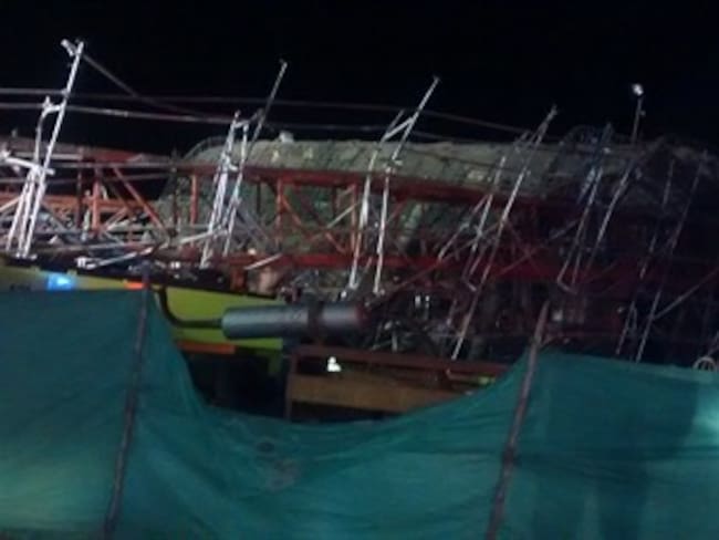 Colapso de un puente vehicular deja 29 heridos en Montería