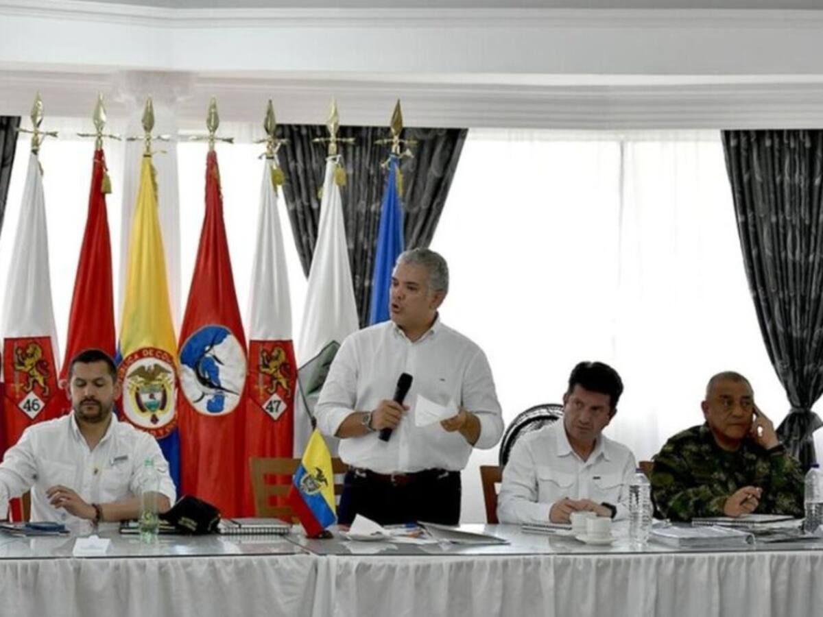 Y 96 horas después del “‘paro armado” apareció el Presidente Duque