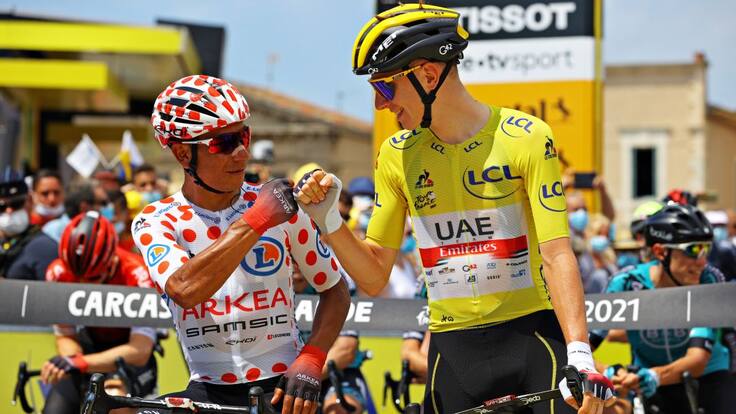 Emirates, equipo de Pogacar, reveló que le gustaría tener a Nairo Quintana