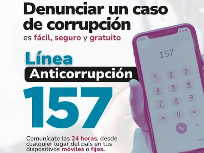 Policía Nacional en Bolívar pone al servicio la Línea Anticorrupción 157