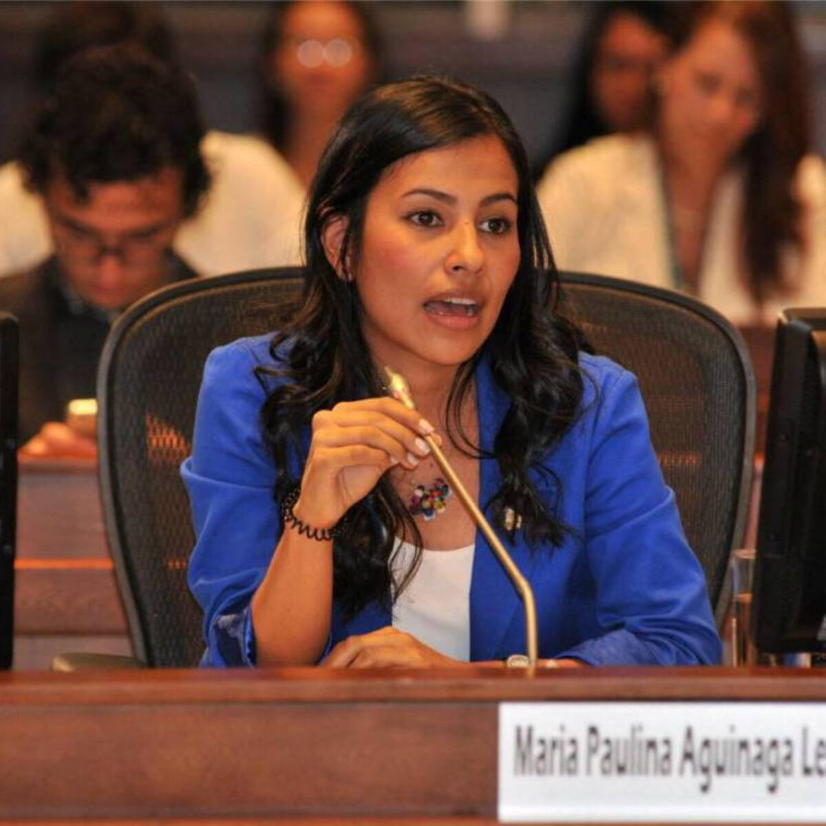 Maria Paulina Aguinaga también renunció al Concejo y al CD