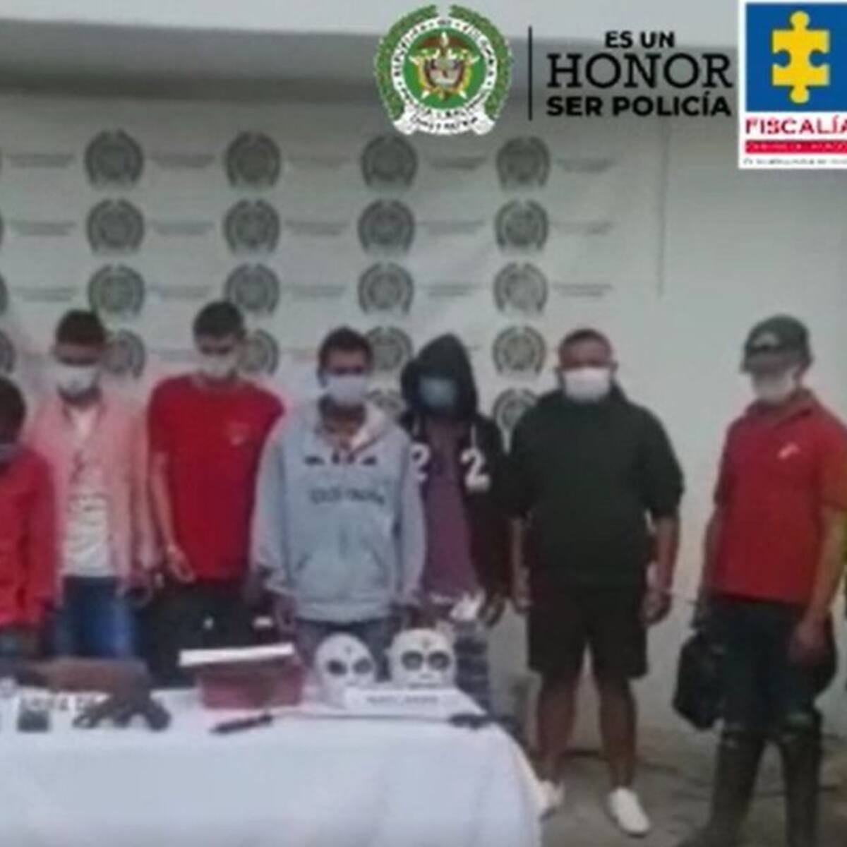 Fueron capturados y enviados a la cárcel 11 presuntos integrantes de primer