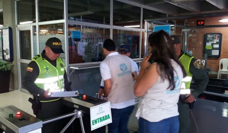 Puesto de votación en Ibagué