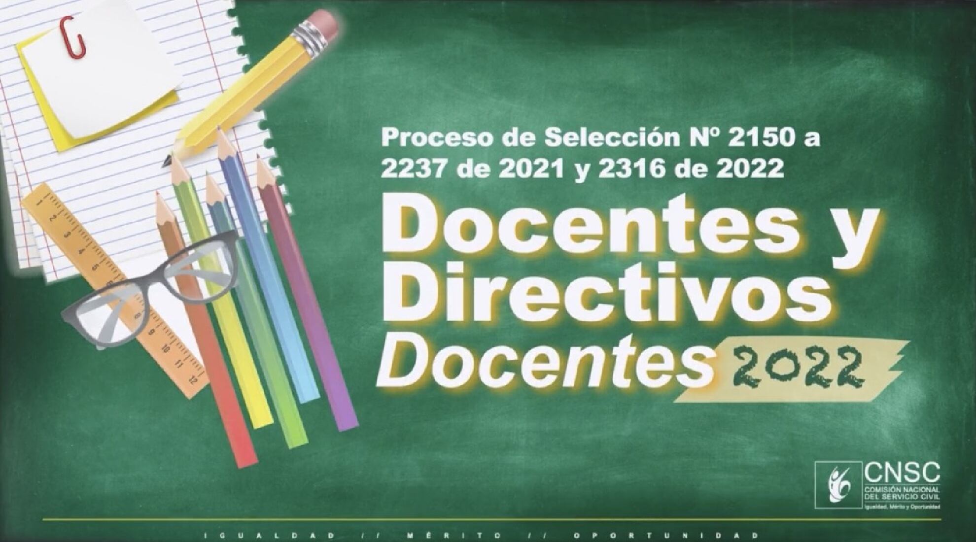 Proceso de selección que busca vacantes en docencia de todo el país.