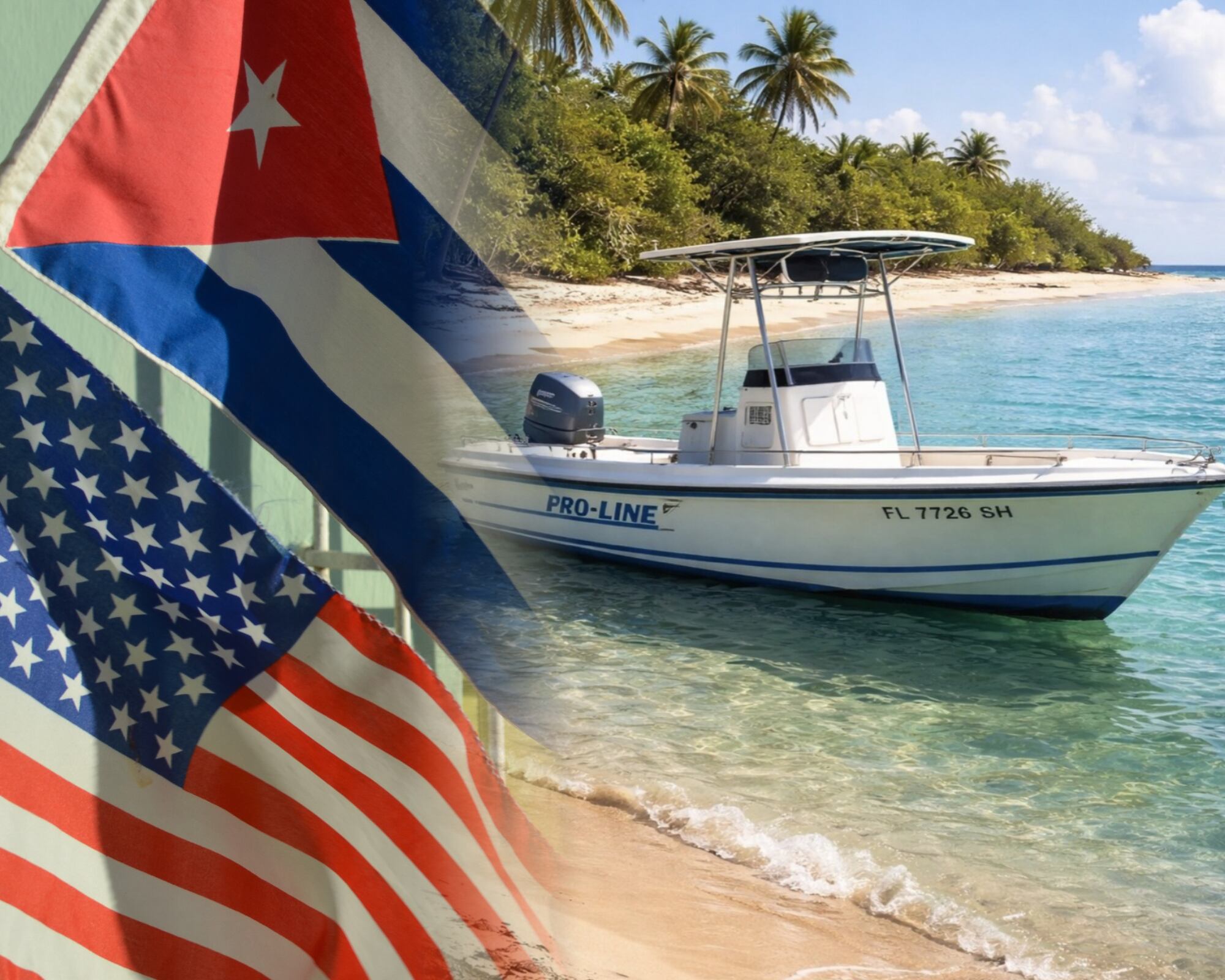 El Ministerio del Interior confirmó que tanto las 10 personas que estaban en la lancha rápida y que dispararon a sus oficiales son “cubanos residentes en Estados Unidos”. 
(Foto:   Caracol Radio / Getty / Cortesía Ministerio del Interior de Cuba)