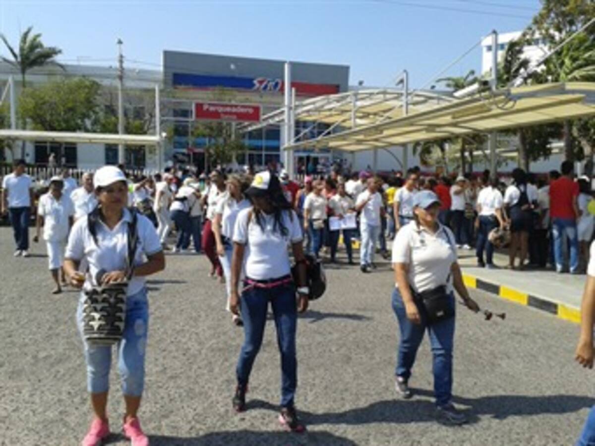 Con poca asistencia se realizó la Marcha por la Vida en Santa Marta