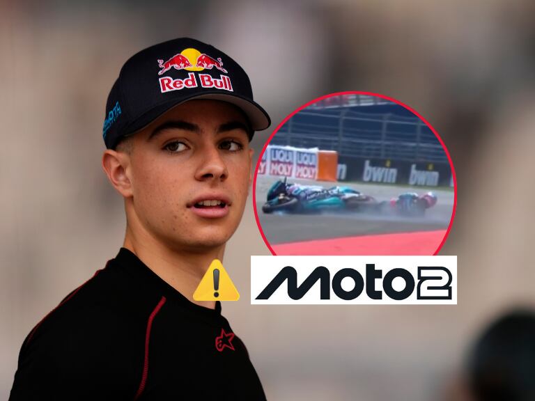 David Alonso tenía podio asegurado, pero una dura caída le arrebató todo en GP de Austria: véalo acá / Getty Images