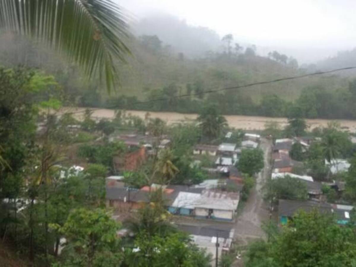 El 80% del municipio de Murindó, Antioquia, permanece inundado