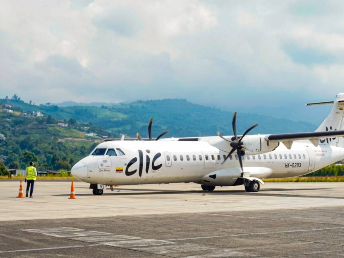 En su nuevo horario, 90 personas hicieron uso del vuelo Manizales - Bogotá - Manizales