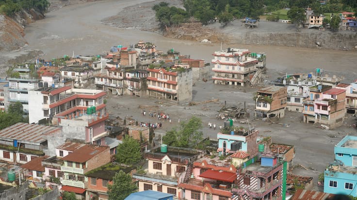 “Este tipo de eventos son muy complicados de predecir”: experto sobre riada en Nepal