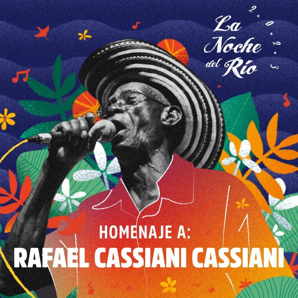Rafael Cassiani, homenajeado en la Noche del Rio 2023