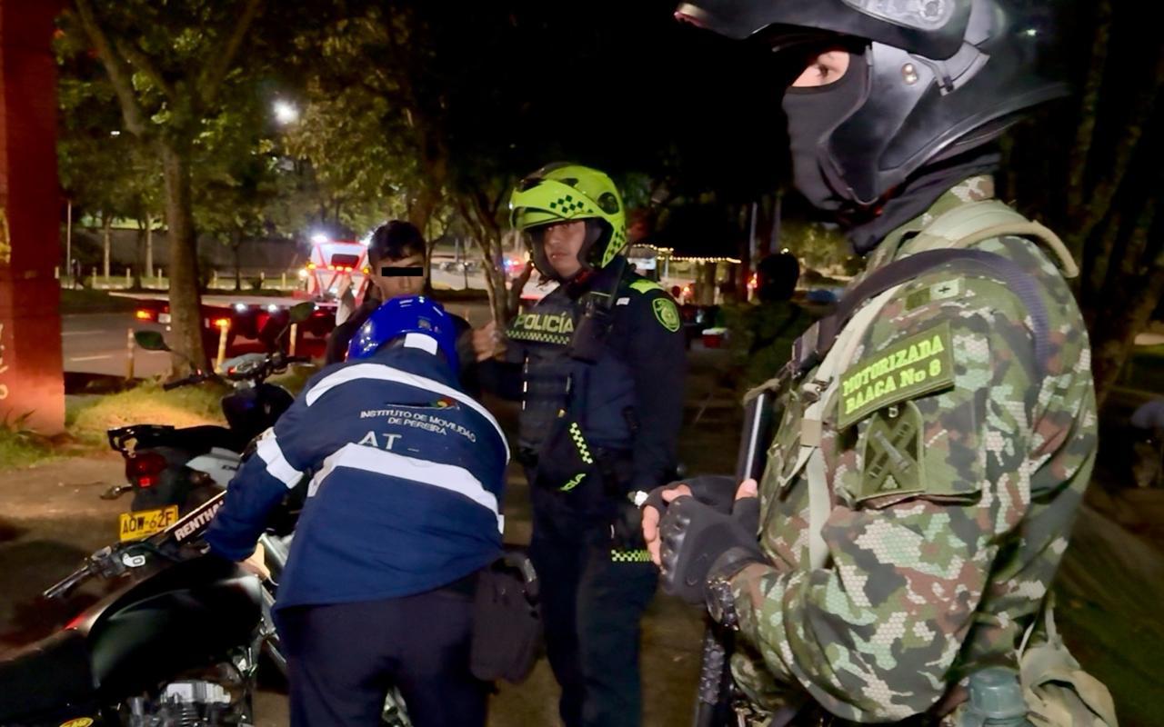Refuerzo de la seguridad en Pereira (foto: Alcaldía de Pereira)