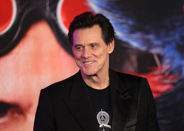 Jim Carrey at the "Sonic the Hedgehog 3" Los Angeles premiere at TCL Chinese Theatre on December 16, 2024 in Los Angeles, California. (Photo by Jesse Grant/Variety via Getty Images)