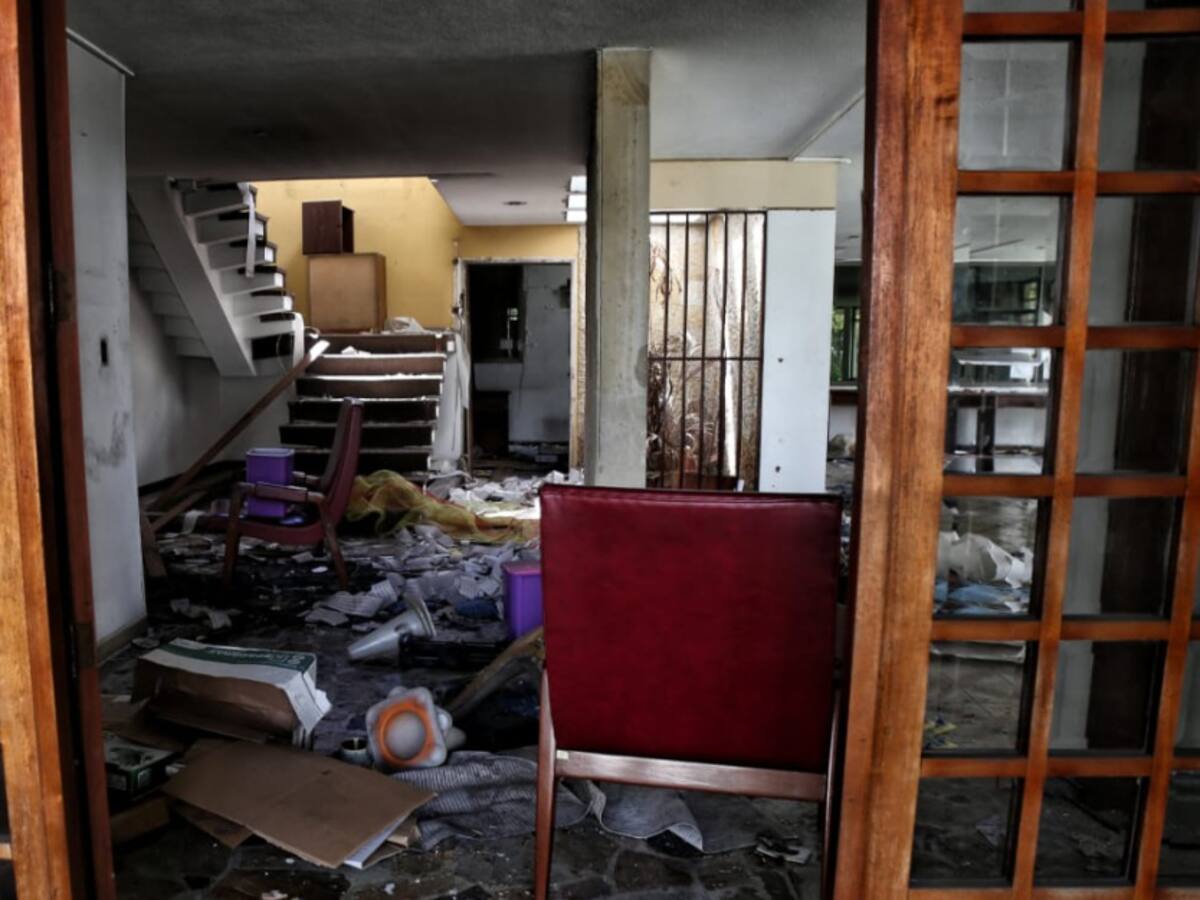 Desde enero está abandonada la casa del consulado venezolano en Bogotá