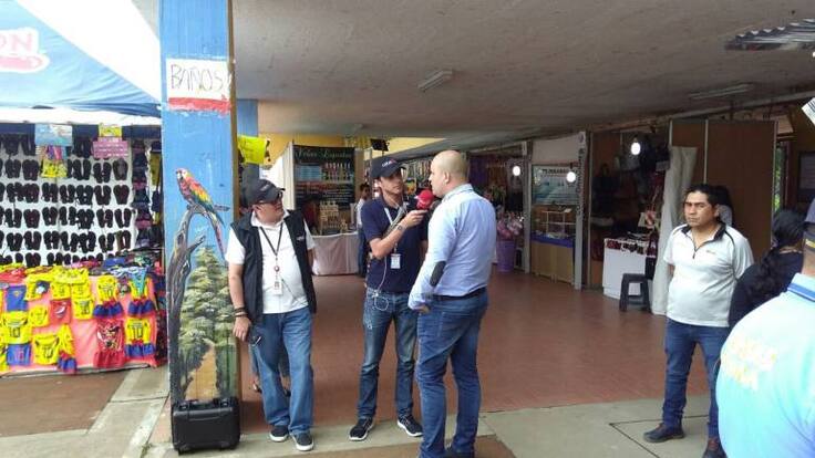 300 Artesanos y comerciantes se dan cita en feria artesanal en fiestas en Calarcá