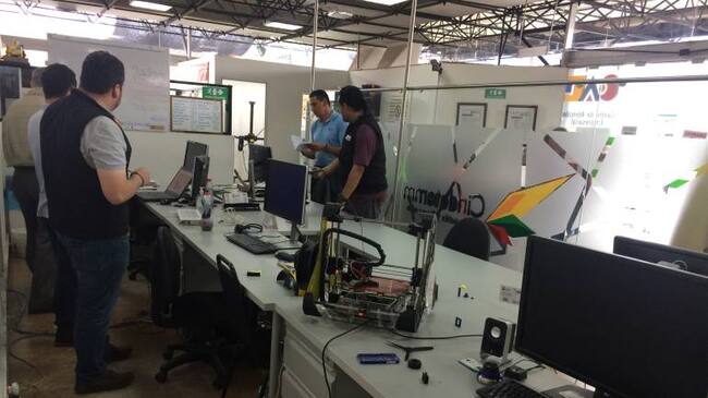 Este es el Centro de Innovación que hoy tiene ocho empleados entre ingenieros aeronáuticos y diseñadores industriales.