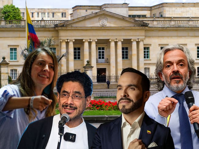 Juan Daniel Oviedo, Iván Cepeda, Paloma Valencia y Abelardo de la Espriella. Fotos: Getty Images.