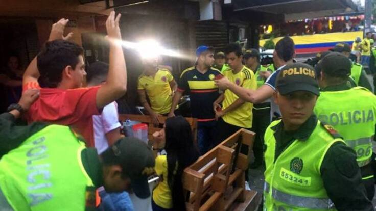 Listo operativos en 80 zonas para el partido de Colombia