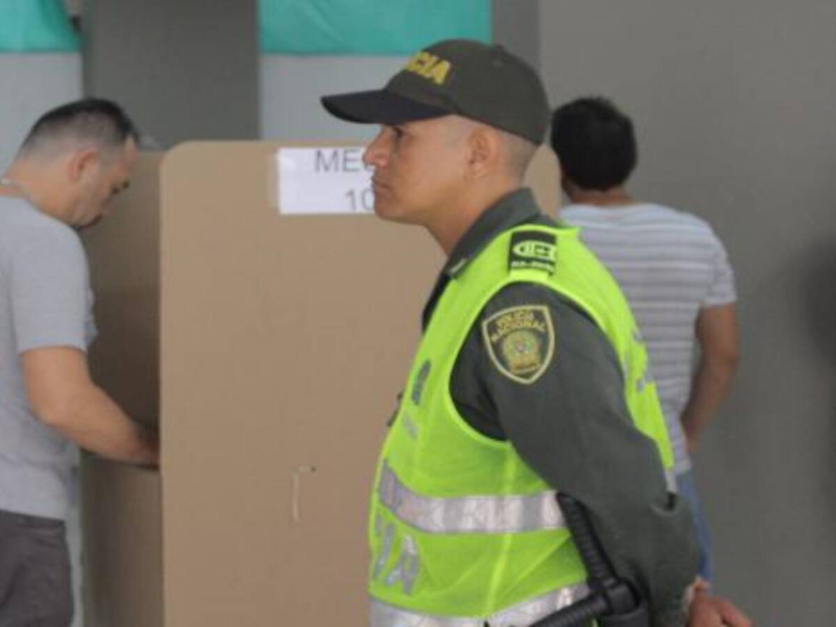 Cerca de mil uniformados cubrirán el área metropolitana de Pereira para las elecciones