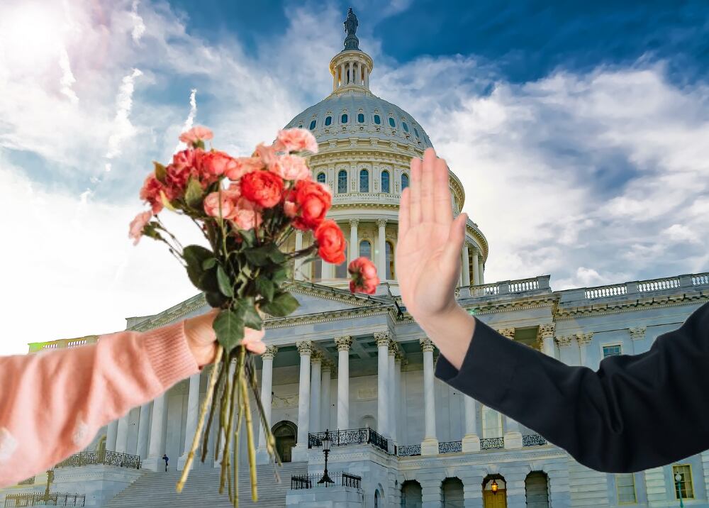 Capitolio de Estados Unidos devolvió flores de Embajada colombiana (créditos: GettyImages)